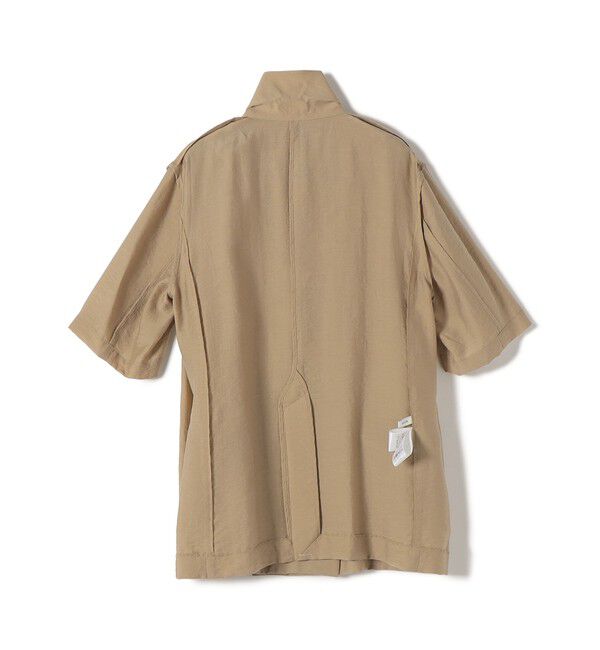 SHIPS for women「《予約》〈手洗い可能〉シルク混 シアー 羽織 半袖 ジャケット」|テーラードジャケット|