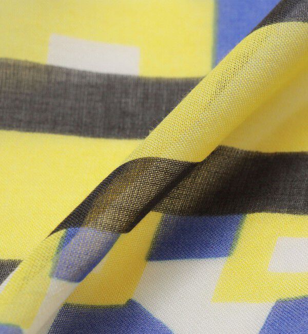 SHIPS Colors 「sublimeroe:パターン ビッグ スカーフ」|ストール|