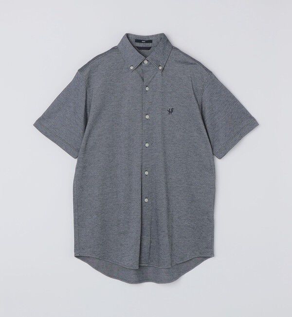 SHIPS「【WEB限定】SHIPS: 〈吸水速乾〉ドライピケ ワンポイント ロゴ ボダンダウン シャツ」|Tシャツ・カットソー|