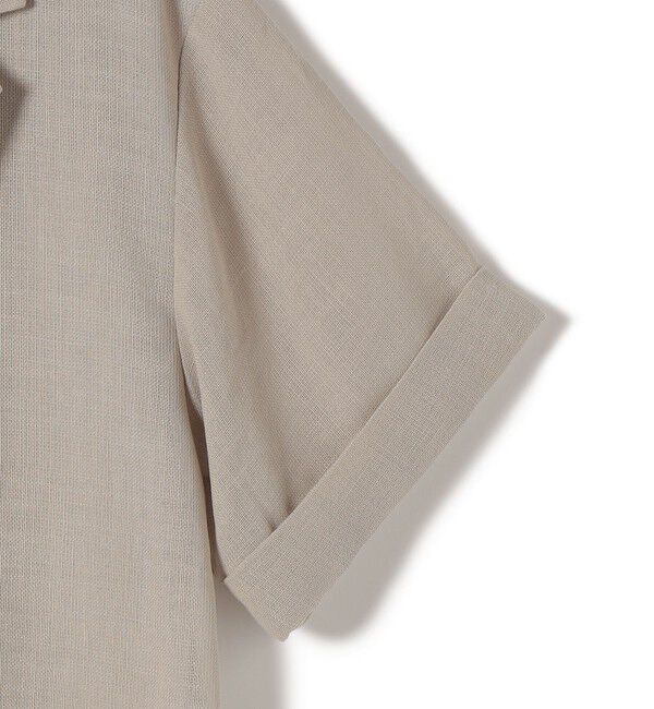 SHIPS for women「《予約》〈手洗い可能〉麻調 メッシュ ジャケット シャツ」|シャツ・ブラウス|