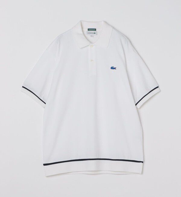 SHIPS「【SHIPS別注】LACOSTE: シャンティイー トリム ポロシャツ」|ポロシャツ|