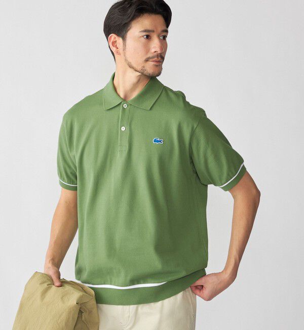 SHIPS「【SHIPS別注】LACOSTE: シャンティイー トリム ポロシャツ」|ポロシャツ|