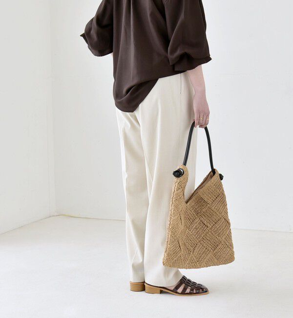 quaranciel「《予約》quaranciel:〈洗濯機可能〉CALCULO(R)使用 イージー テーパード パンツ」|その他|