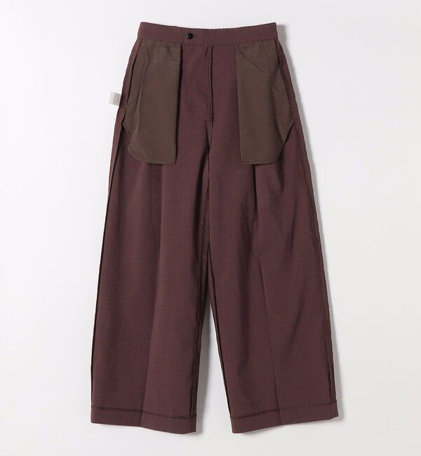 quaranciel「《予約》quaranciel:〈洗濯機可能〉CALCULO(R)使用 イージー タック ワイド パンツ」|その他|