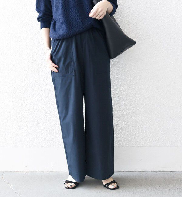 SHIPS any「【WEB限定】SHIPS any:〈洗濯機可能〉タイプライター イージー ベイカー パンツ 2」|その他|ネイビー