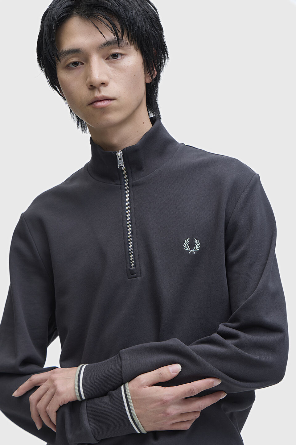FRED PERRY 「Half Zip Sweatshirt」|スウェット・ジャージ|