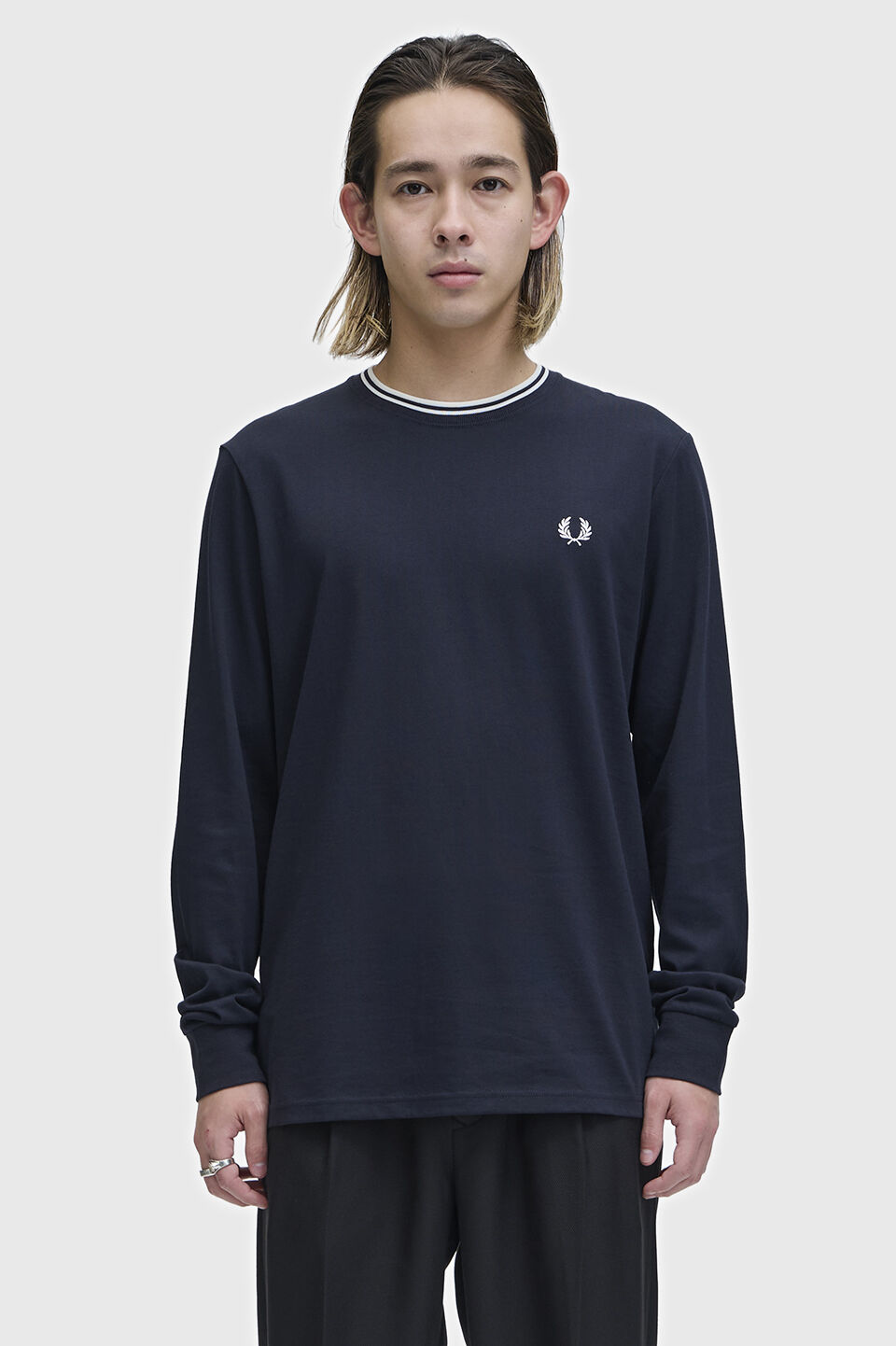 FRED PERRY 「Long Sleeve Twin Tipped T-Shirt」|Tシャツ・カットソー|