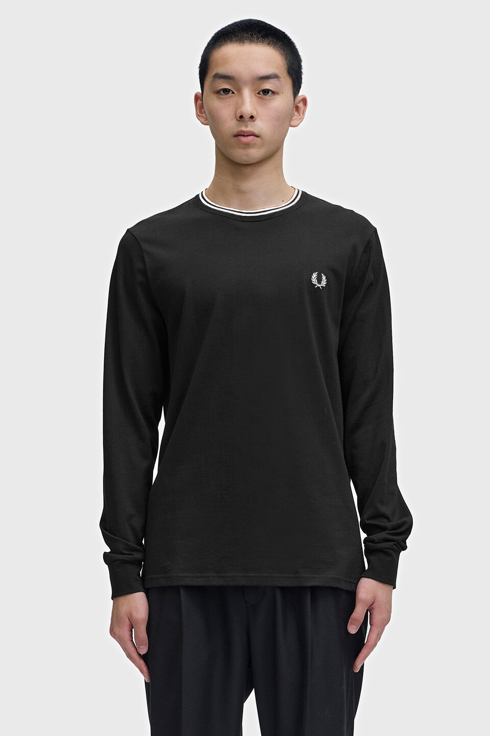 FRED PERRY 「Long Sleeve Twin Tipped T-Shirt」|Tシャツ・カットソー|