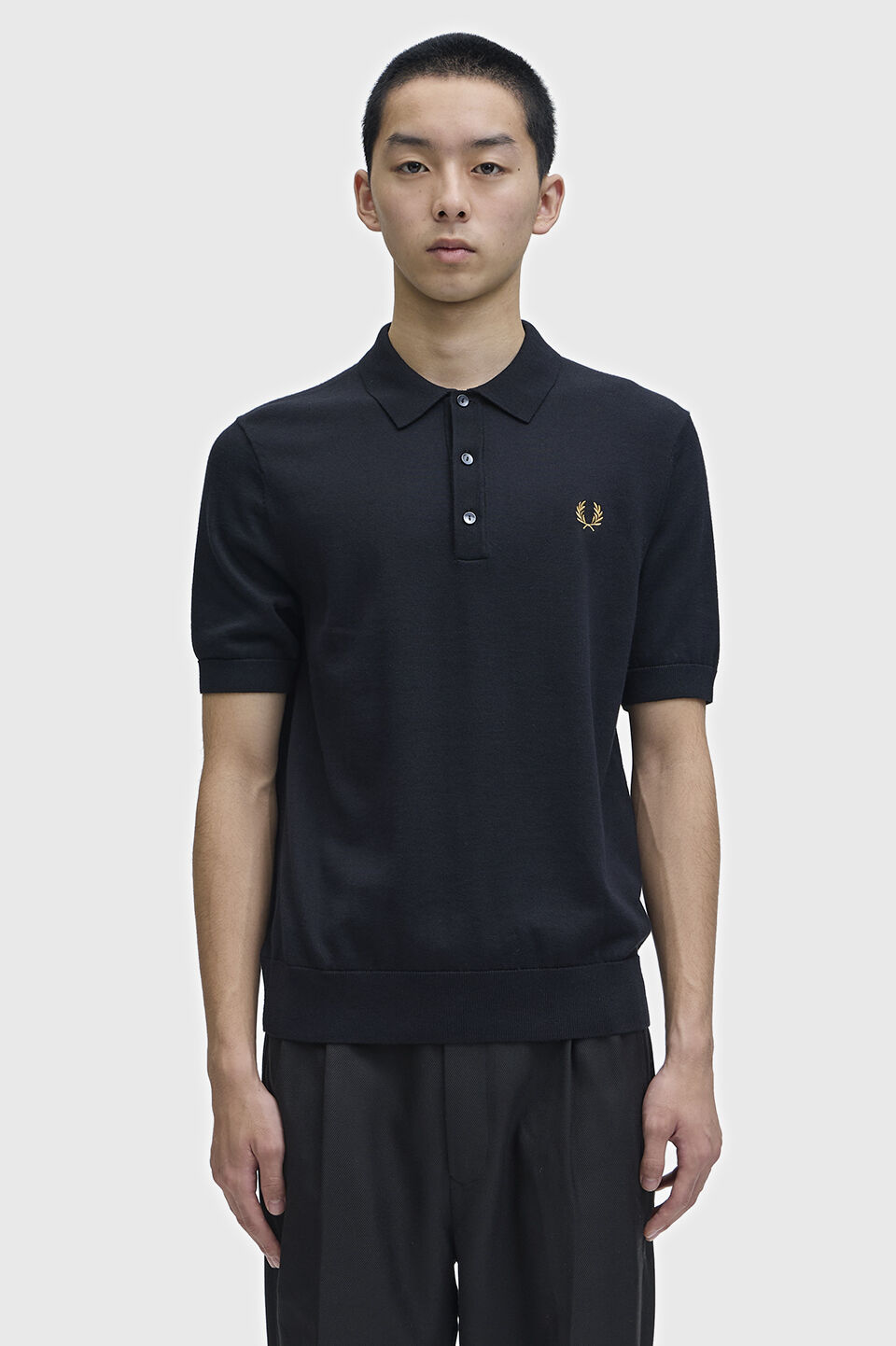 FRED PERRY 「Cotton Knitted Polo Shirt」|ポロシャツ|
