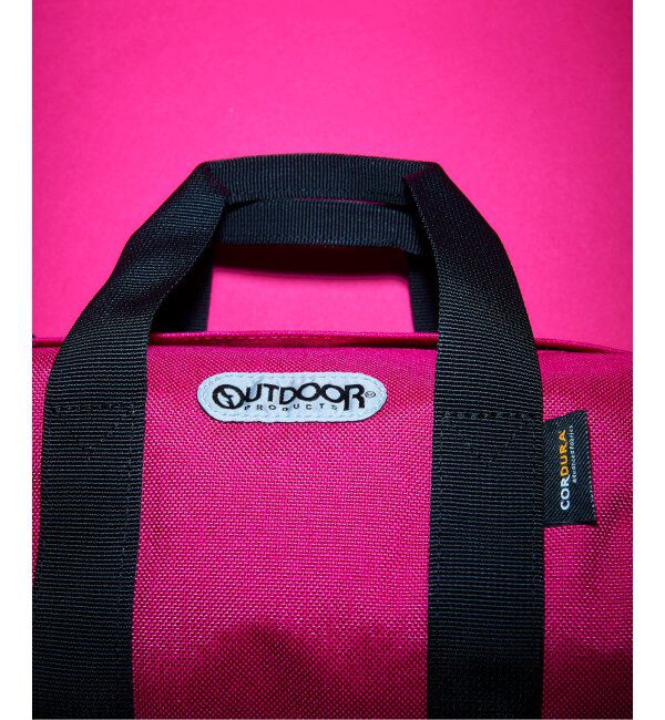 OUTDOOR PRODUCTS Usual Things「追加4  230  ROLL BOSTON SMALL SOLID」|ショルダー・メッセンジャー|ピンク A