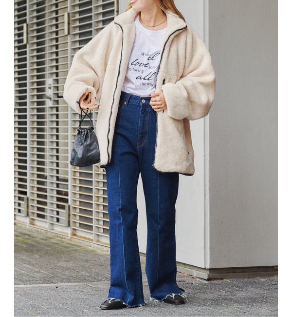 OUTDOOR PRODUCTS Usual Things「スタンドカラーボアブルゾン」|その他|