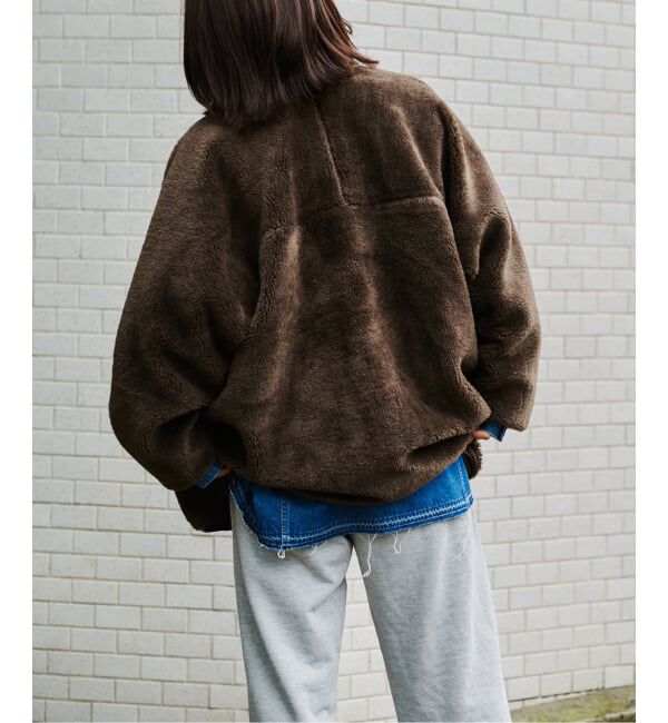 OUTDOOR PRODUCTS Usual Things「スタンドカラーボアブルゾン」|その他|