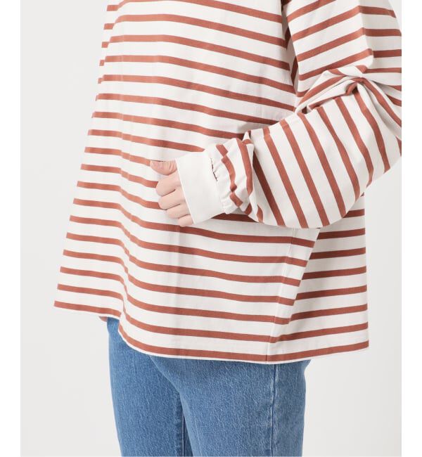 OUTDOOR PRODUCTS Usual Things「コットンボーダークルーネックワイドTEE」|Tシャツ・カットソー|