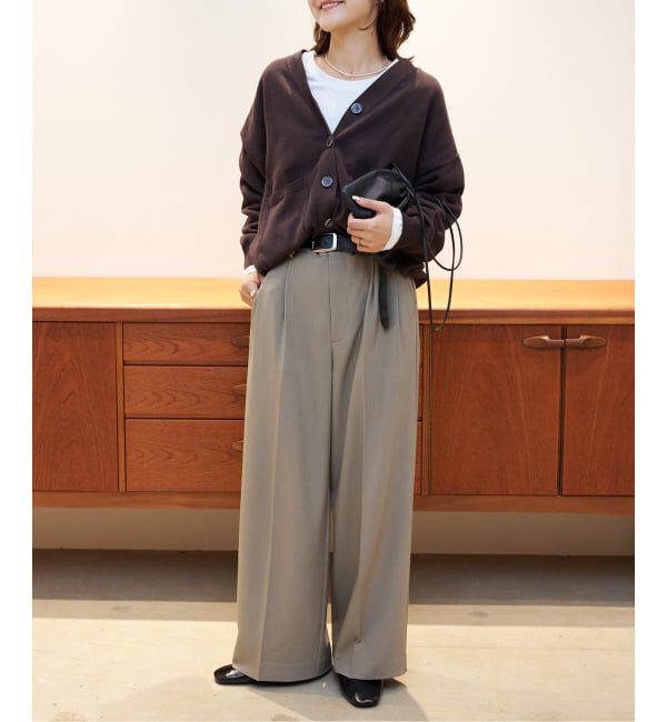 OUTDOOR PRODUCTS Usual Things「リネンコットンVネックコクーンカーディガン」|カーディガン|