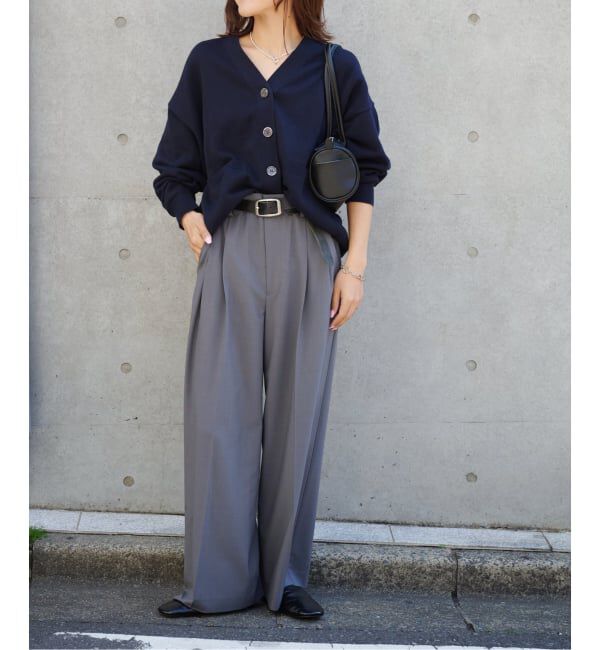 OUTDOOR PRODUCTS Usual Things「リネンコットンVネックコクーンカーディガン」|カーディガン|