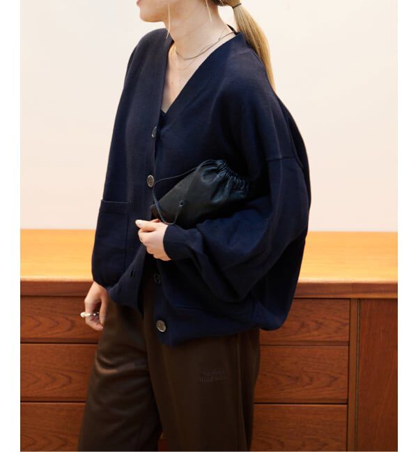 OUTDOOR PRODUCTS Usual Things「リネンコットンVネックコクーンカーディガン」|カーディガン|