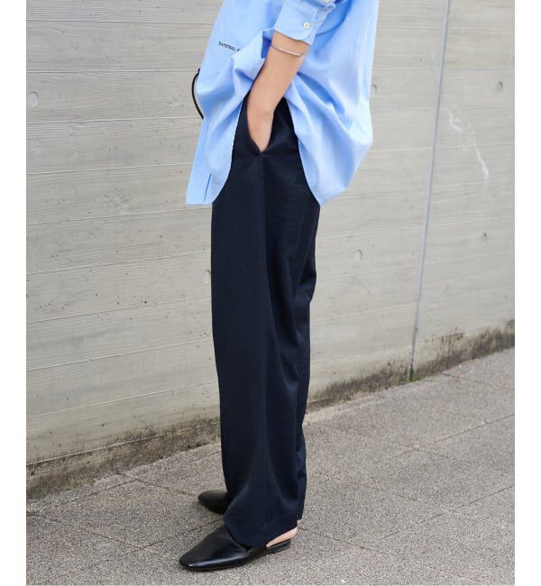 OUTDOOR PRODUCTS Usual Things「ヴィンテージサテンタンブラーイージーパンツ　セットアップ対応」|スラックス|