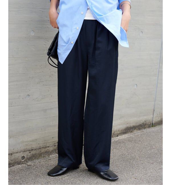 OUTDOOR PRODUCTS Usual Things「ヴィンテージサテンタンブラーイージーパンツ　セットアップ対応」|スラックス|