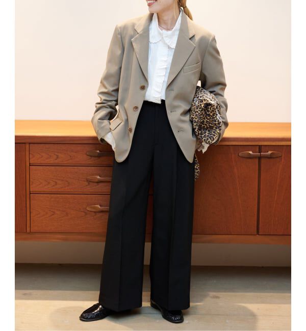 OUTDOOR PRODUCTS Usual Things「≪予約 WEB限定追加 ≫ORDINARY タックワイドスラックス」|スラックス|