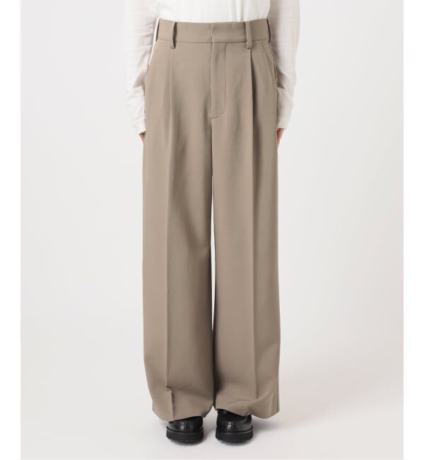 OUTDOOR PRODUCTS Usual Things「≪予約 WEB限定追加 ≫ORDINARY タックワイドスラックス」|スラックス|