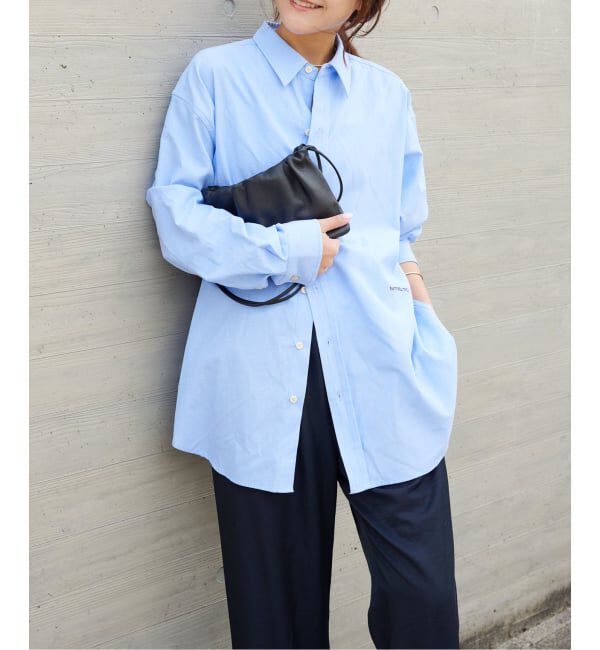 OUTDOOR PRODUCTS Usual Things「RATIONAL GIRLロゴ刺繍オックスフォードシャツ」|シャツ・ブラウス|