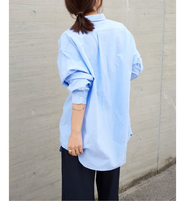 OUTDOOR PRODUCTS Usual Things「RATIONAL GIRLロゴ刺繍オックスフォードシャツ」|シャツ・ブラウス|