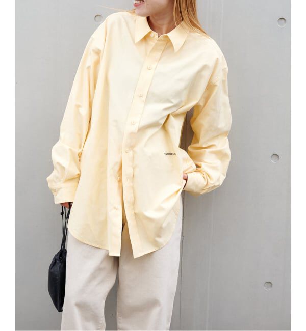 OUTDOOR PRODUCTS Usual Things「RATIONAL GIRLロゴ刺繍オックスフォードシャツ」|シャツ・ブラウス|