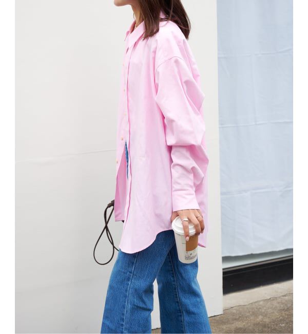 OUTDOOR PRODUCTS Usual Things「RATIONAL GIRLロゴ刺繍オックスフォードシャツ」|シャツ・ブラウス|