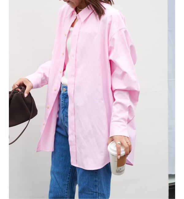 OUTDOOR PRODUCTS Usual Things「RATIONAL GIRLロゴ刺繍オックスフォードシャツ」|シャツ・ブラウス|