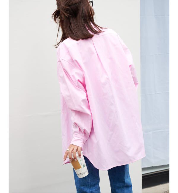 OUTDOOR PRODUCTS Usual Things「RATIONAL GIRLロゴ刺繍オックスフォードシャツ」|シャツ・ブラウス|