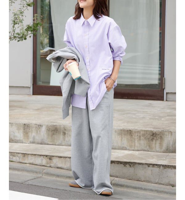 OUTDOOR PRODUCTS Usual Things「RATIONAL GIRLロゴ刺繍オックスフォードシャツ」|シャツ・ブラウス|