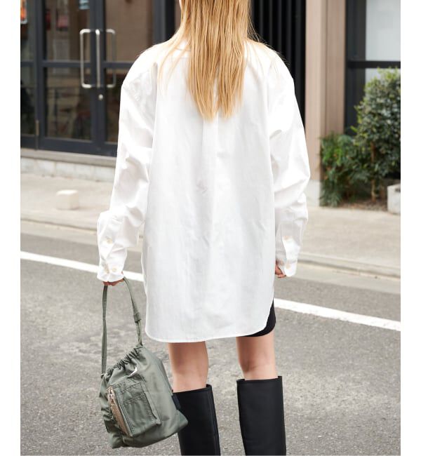 OUTDOOR PRODUCTS Usual Things「RATIONAL GIRLロゴ刺繍オックスフォードシャツ」|シャツ・ブラウス|