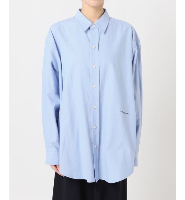 OUTDOOR PRODUCTS Usual Things「RATIONAL GIRLロゴ刺繍オックスフォードシャツ」|シャツ・ブラウス|