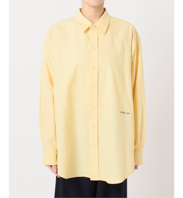 OUTDOOR PRODUCTS Usual Things「RATIONAL GIRLロゴ刺繍オックスフォードシャツ」|シャツ・ブラウス|