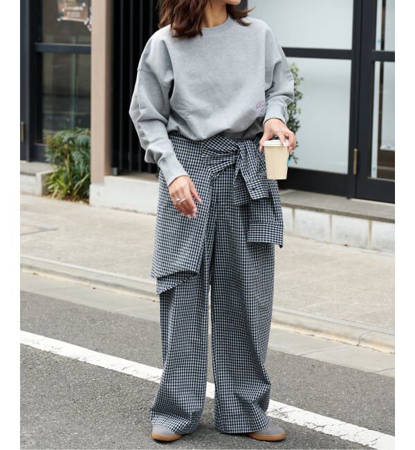 OUTDOOR PRODUCTS Usual Things「RATIONAL GIRL ロゴ刺繍スウェットプルオーバー」|スウェット・ジャージ|