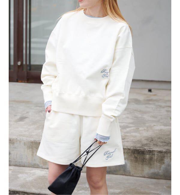 OUTDOOR PRODUCTS Usual Things「RATIONAL GIRL ロゴ刺繍スウェットプルオーバー」|スウェット・ジャージ|