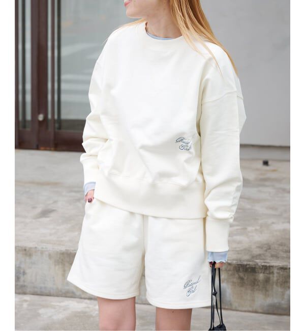 OUTDOOR PRODUCTS Usual Things「RATIONAL GIRL ロゴ刺繍スウェットプルオーバー」|スウェット・ジャージ|