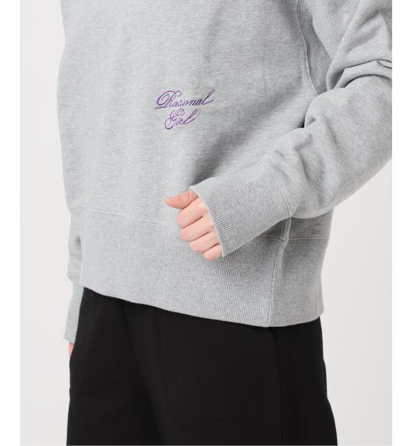 OUTDOOR PRODUCTS Usual Things「RATIONAL GIRL ロゴ刺繍スウェットプルオーバー」|スウェット・ジャージ|