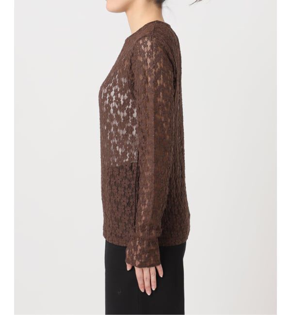 OUTDOOR PRODUCTS Usual Things「フラワーストレッチカットレースプルオーバー」|Tシャツ・カットソー|