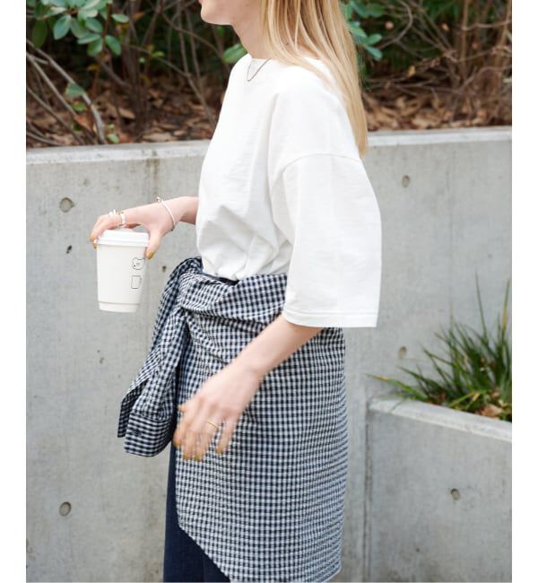 OUTDOOR PRODUCTS Usual Things「≪予約≫スラブテンジク 五分袖TEE」|Tシャツ・カットソー|