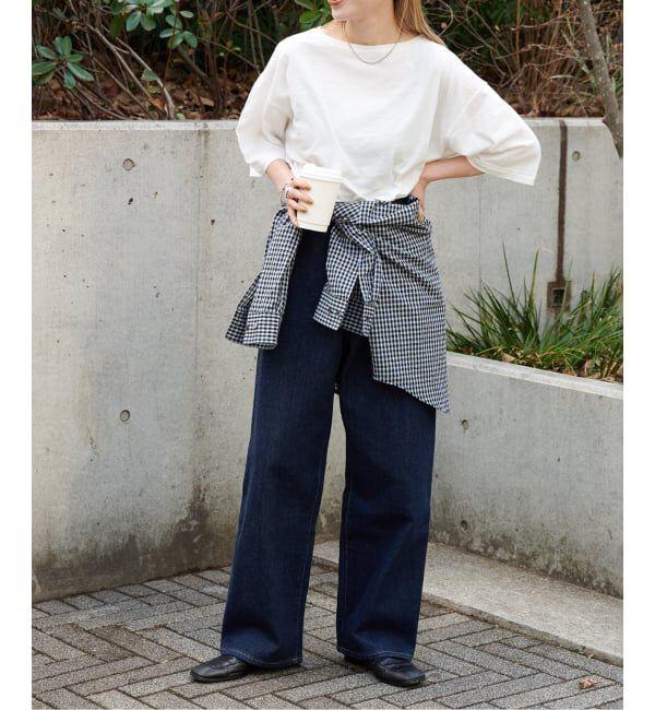 OUTDOOR PRODUCTS Usual Things「≪予約≫スラブテンジク 五分袖TEE」|Tシャツ・カットソー|