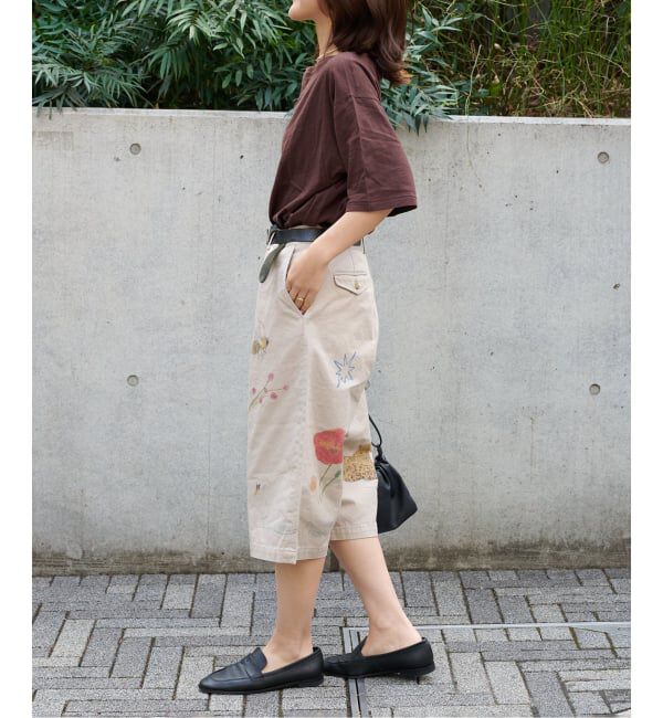 OUTDOOR PRODUCTS Usual Things「≪予約≫スラブテンジク 五分袖TEE」|Tシャツ・カットソー|