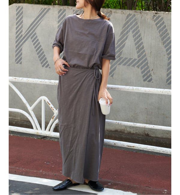 OUTDOOR PRODUCTS Usual Things「≪予約≫スラブテンジク 五分袖TEE」|Tシャツ・カットソー|