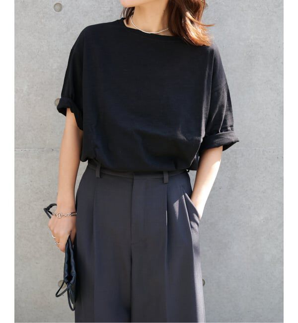 OUTDOOR PRODUCTS Usual Things「≪予約≫スラブテンジク 五分袖TEE」|Tシャツ・カットソー|