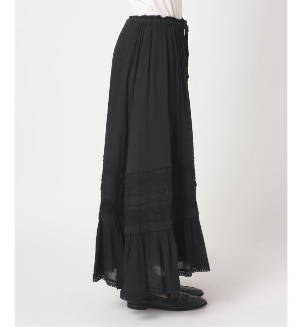 OUTDOOR PRODUCTS Usual Things「≪予約≫コットンレーストリムスカート」|スカート|