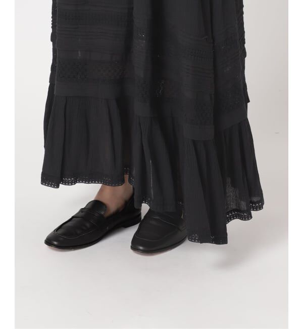 OUTDOOR PRODUCTS Usual Things「≪予約≫コットンレーストリムスカート」|スカート|