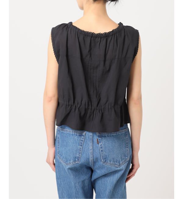 OUTDOOR PRODUCTS Usual Things「≪予約≫ピンタックレースノースリブラウス」|シャツ・ブラウス|