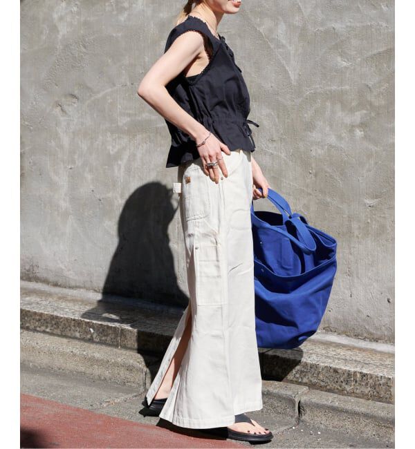 OUTDOOR PRODUCTS Usual Things「≪予約≫ピンタックレースノースリブラウス」|シャツ・ブラウス|