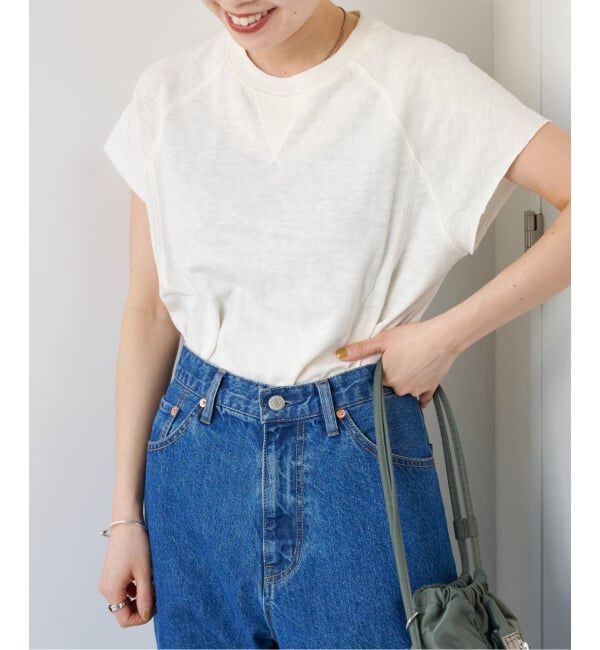 OUTDOOR PRODUCTS Usual Things「≪予約≫スラブストレッチフレンチスリーブTEE」|Tシャツ・カットソー|