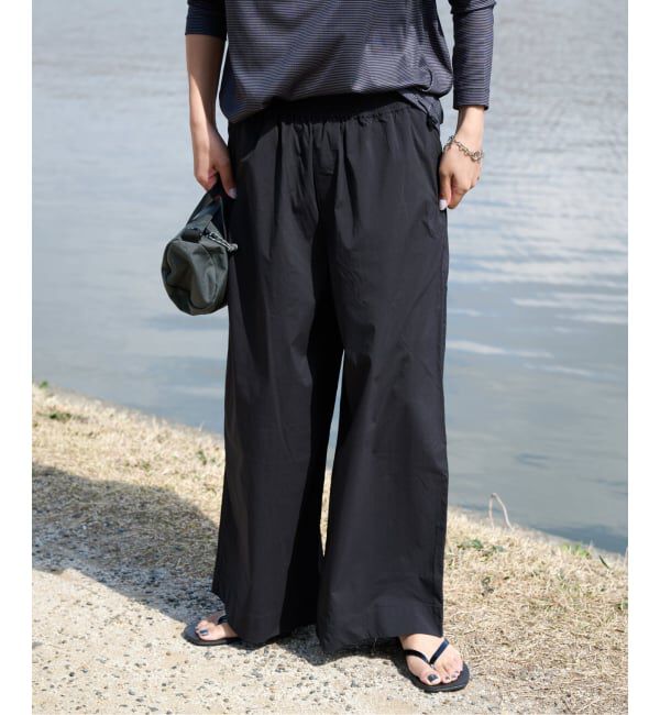 OUTDOOR PRODUCTS Usual Things「≪予約≫ACTIVE WEAR ナイロンライトタイプライターバンドウエストバギーパンツ」|スラックス|